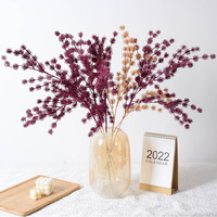 Plante de fruits verts simulés pour la décoration intérieure fausses fleurs artificielles d'amant pour la Saint-Valentin mariage plastique