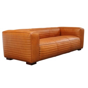 Ghế sofa câu lạc bộ biệt thự phong cách công nghiệp hiện đại sang trọng, tùy chỉnh, ghế sofa da bò cổ điển - Product Image 3