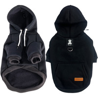 Nouveaux vêtements pour chiens et chats robustes et coupe-vent. Pull chaud pour animaux de compagnie pour l'extérieur, hiver et automne, avec fixation pour guidon.