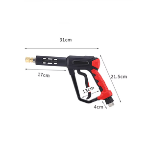 Pistola pulverizadora de alta presión de 350 bar para lavado de coches con agua fría, pistola corta con gatillo para detallado automotriz al por mayor - Product Image 2