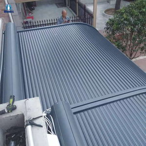 Stores rétractables motorisés et étanches en aluminium <span class=keywords><strong>Volet</strong></span> <span class=keywords><strong>roulant</strong></span> en alliage d'aluminium <span class=keywords><strong>Volet</strong></span> <span class=keywords><strong>roulant</strong></span> Toit - Product Image 3