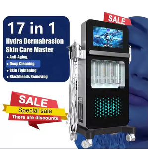 Macchina per Microdermoabrasione Idro Aqua Facial Jet Peel 17 in 1 con Peeling Diamantato per Rimozione Macchie del Viso, Verticale per Trattamenti di Bellezza - Product Image 4