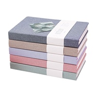 Fabricant OEM&ODM – Carnet de notes haut de gamme en tissu de lin, couverture rigide, organisateur A5 personnalisé avec dos droit