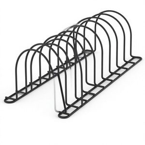 Étagère en métal en forme d'arche, type sur pied, support de rangement durable et minimaliste pour cuisine, à un seul niveau - Product Image 6