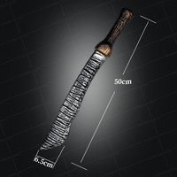 Espada de juguete masónica de plástico al por mayor con mango texturizado, espada de plástico estilo Gladius medieval de fantasía para cosplay