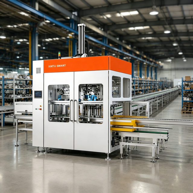 Full Automatic Secondary Packaging Top Load Case Packer Machine for Food  Consumer Electronic Packing