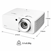 Proyector Láser 4K UHD Optoma JEV9012 con Sistema de Audio Integrado, 4500 Lúmenes, Sonido Nítido, Ideal para Salas de Conferencias