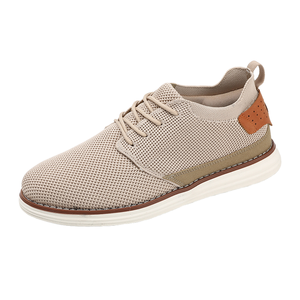Chaussures de tennis décontractées pour hommes, en toile unie, à lacets, légères, respirantes, pour la marche en extérieur, OEM disponible - Product Image 1