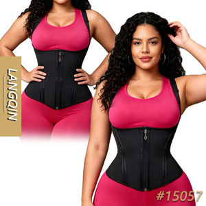 Adjustable Strap Zip Front Tummy Control <b>Waist</b> <b>Cincher</b> Shapewear for Women and Firm Compression Slimming Support - Product Image 1