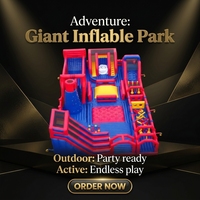 Vente d'usine : Parcours d'obstacles gonflable géant de qualité commerciale, aire de jeux gonflable extérieure pour enfants et adultes
