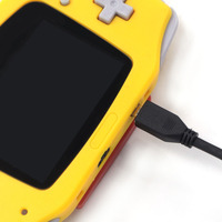 Kit d'écran LCD rétroéclairé Hispeedido Retro Pixel V2 IPS avec sortie HDMI compatible pour Game Boy Advance pour GBA