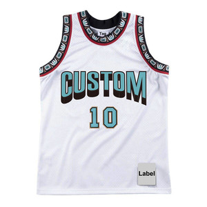 Haute qualité bas quantité minimale <span class=keywords><strong>de</strong></span> commande broderie Sublimation impression Philippines filets blanc maille tissu réversible <span class=keywords><strong>basket</strong></span>-ball Jersey - Product Image 2