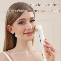 Appareil de massage facial électrique, lifting du visage, resserrement de la peau, multifonctionnel, soin des yeux, étanche, rechargeable par USB, aluminium, portable