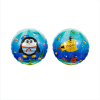 Ballons en aluminium sur le thème de l'océan, bateau, yacht, sous-marin, queue de sirène et ballons d'animaux marins pour la décoration de fête d'anniversaire des enfants