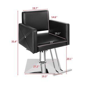 Nouvelle arrivée, fauteuil de coiffeur léger inclinable hydraulique en cuir, couleurs personnalisées, équipement ergonomique pour salon de <span class=keywords><strong>coiffure</strong></span> et spa - Product Image 1
