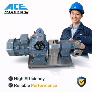 Pompe à lobes à rotor à haute viscosité en acier inoxydable de qualité alimentaire SS304 SS316L pour beurre frais, bonbons, gommes et chocolat - Product Image 4