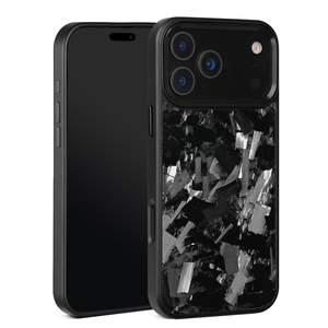 Cadre <span class=keywords><strong>en</strong></span> métal rouge pour coque iPhone 17 Series avec grand garnet <span class=keywords><strong>en</strong></span> fibre de carbone forgée, disponible <span class=keywords><strong>en</strong></span> couleurs rouge, violet, or et argent - Product Image 2