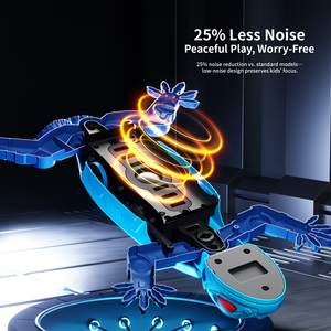 <span class=keywords><strong>Robot</strong></span> Gecko <span class=keywords><strong>Telecomandato</strong></span> a 6 Canali da 2.4 GHz Ricaricabile con Luci, Giocattolo Rampicante su Muro - Un Regalo Unico e Divertente per Bambini - Product Image 4