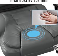 Chaise de bureau pivotante de direction en cuir bon marché en option, masseur d'ordinateur Silla Gamer, chaises de calcul de jeu inclinables ergonomiques