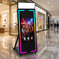 Photomaton portable mini en métal tout-en-un avec impression instantanée, Wi-Fi et écran tactile pour événements