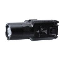 Lampe de poche tactique à faisceau long 20mm illuminateur lumière stroboscopique forte