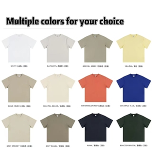 T-shirt homme oversize simple personnalisé 100% coton, style streetwear sport, haute qualité, respirant - Product Image 4