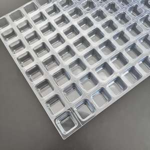 Fournisseur direct d'usine, barquettes d'emballage en <span class=keywords><strong>PET</strong></span> recyclables personnalisées, barquettes alimentaires en plastique avec compartiments - Product Image 5