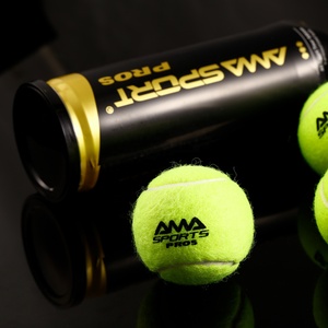 AMASPORT Palline da <span class=keywords><strong>Tennis</strong></span> di Alta Qualità, 57% Lana e Gomma, Personalizzabili OEM, Approvate ITF, Palline da Padel per Allenamento Sportivo e Intrattenimento - Product Image 6