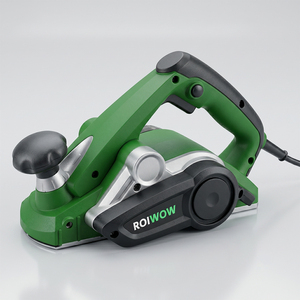 Raboteuse électrique portative professionnelle 900W 82x3mm, outil électrique filaire pour le travail du bois, petite machine à raboter manuelle pour surfaces en bois - Product Image 1