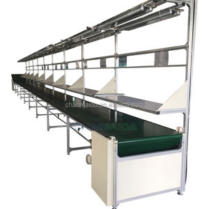 Cinta transportadora de pvc personalizada OEM, cinta transportadora de pvc de estructura simple, línea de productos, línea de montaje electrónica - Product Image 5