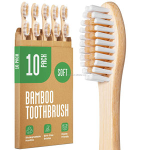 Biodégradable personnaliser marque privée <span class=keywords><strong>brosse</strong></span> <span class=keywords><strong>à</strong></span> <span class=keywords><strong>dents</strong></span> en bambou avec étui en bois de bambou <span class=keywords><strong>brosse</strong></span> <span class=keywords><strong>à</strong></span> <span class=keywords><strong>dents</strong></span> en bambou naturel - Product Image 1