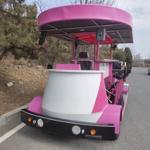 City Tour Bike 16 personnes équitation vélo <span class=keywords><strong>Tandem</strong></span> à vendre bière vélo fête 60V électrique <span class=keywords><strong>Cargo</strong></span> Tricycles Eec peinture en aérosol ouvert - Product Image 4