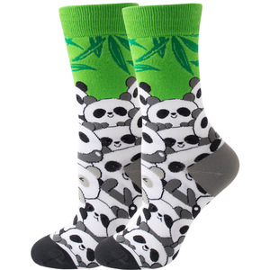 <span class=keywords><strong>Calcetines</strong></span> Unisex de Algodón con Diseño Personalizado, Divertidos, Coloridos, con Dibujos Animados de Animales, hasta la Pantorrilla, para <span class=keywords><strong>Mujer</strong></span> - Product Image 6