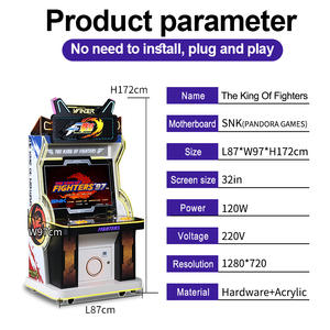 Fighters Stars Commercial Arcade Fighting Game Machine Consola de juegos de batalla que funciona con monedas para parques de atracciones y centros de juegos - Product Image 5