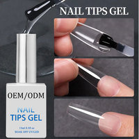 Colle pour patchs d'ongles en gros OEM/ODM, sans douleur, séchage rapide en 3 secondes, zéro stimulation, anti-chute, gel de colle pour ongles
