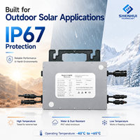 Micro-onduleur 800W double MPPT WiFi 230V pour système solaire photovoltaïque sur réseau avec compteur d'énergie intelligent et contrôle de l'exportation pour système PV de balcon