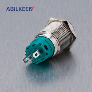Interruptores de luz con temporizador de botón avanzado 16mm 12V IP67 para iluminación de jardín sistemas de seguridad para el hogar resistentes a la intemperie precisos - Product Image 2