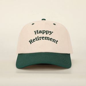 Bsci หมวกเบสบอล5แผงสำหรับเล่นกีฬากลางแจ้งหมวกสำหรับคุณพ่อหมวกแก๊ปผ้าฝ้ายสีเบจปักโลโก้ OEM - Product Image 2