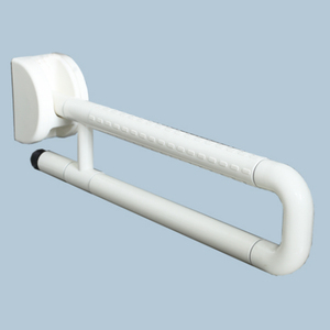 Barre d'appui pliable en forme de <span class=keywords><strong>U</strong></span> pour toilettes, antidérapante, sécurisée, pour personnes handicapées et âgées, Kingcrown - Product Image 1