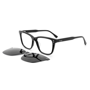 Gafas de Sol Polarizadas Cuadradas Magnéticas 2026, Gafas de Moda, Fabricante de Gafas de Sol de Acetato - Product Image 1