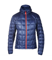 Marineblaue Wasserdichte Daunenjacke für Damen bei Kaltem Wetter
