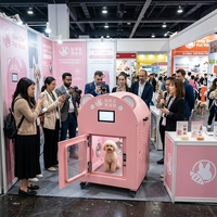 Armoire de séchage verticale intelligente pour animaux de compagnie avec écran tactile 7 pouces, entièrement automatique, pour le lavage et le toilettage, eau enrichie en hydrogène, certifiée CE