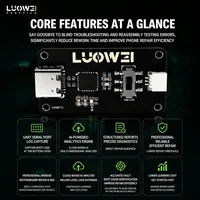 LUOWEI LW-FAT FAT : Terminal de diagnostic intelligent pour carte mère, analyseur de capture et d'enregistrement UART pour la réparation de téléphones Android