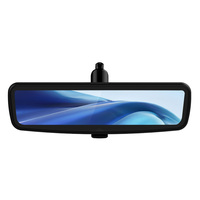 Spion Tengah Mobil HD 9.2 inci Putar, Spion Mobil Sudut Lebar 360 Derajat, Monitor Android Layar Sentuh untuk Kendaraan