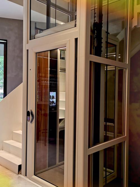 Small Home Elevator Villa Residential Passenger Lift Compact Household Elevator for Self-built House Use
