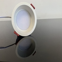 Plafond commercial d'intérieur à lumen élevé Downlight encastré rond anti-éblouissement 6w 9w 12w 15w 20w 30w a mené le projecteur de Source de lumière de tache