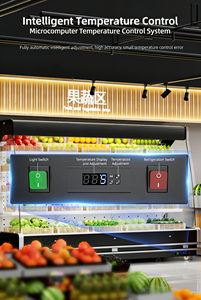 Refrigerador Vertical Comercial <span class=keywords><strong>Abierto</strong></span> para Exhibición de Frutas y Verduras para <span class=keywords><strong>Supermercado</strong></span> - Product Image 4