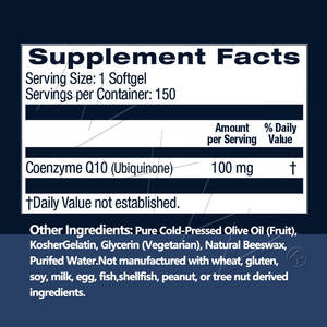 כמוסות רכות של קו-יוקרטן טבעי מותג פרטי, תוסף נוגד חמצון גבוה, תומך בבריאות הלב, כמוסות רכות תזונתיות - Product Image 5