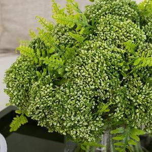 Flores Artificiales <span class=keywords><strong>de</strong></span> Avena Verde Hechas a Mano, Económicas, con Cabezas <span class=keywords><strong>de</strong></span> Semillas, en Florero <span class=keywords><strong>de</strong></span> Vidrio, para San Valentín, Bodas, Tamaño Personalizado, Decoración del Hogar - Product Image 5