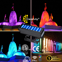 Control Remoto Inalámbrico DMX RDM WIFI con Aplicación Casambi, Controlador Meanwell con Certificación ETL y CE, 50W 100W 150W RGB RGBW, Proyector LED de Color Cambiante